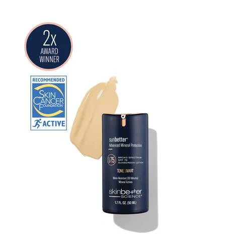 75 Sunscreen skinbetter science sunbetter TONE SMART SPF 75 Sunscreen Lotion – Four ...