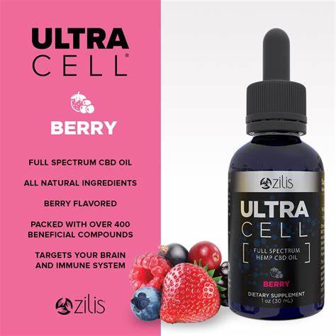 Ultra Cell Full Spectrum Oil - BERRY OR LEMON